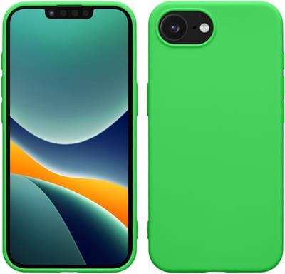 kwmobile telefoonhoesje geschikt voor Apple iPhone 17e / iPhone 16e - Hoesje voor smartphone - Back cover in neon groen