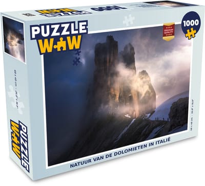 Puzzel Natuur van de Dolomieten in Italië - Legpuzzel - Puzzel 1000 stukjes volwassenen