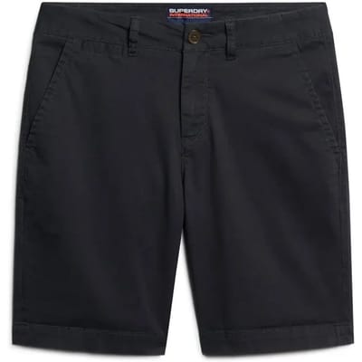 Superdry Vintage Chino Shorts Blauw Grootte: 30