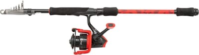 Abu Garcia Telescoop hengel met molen - werphengelset - 2.10m - 5-20gr