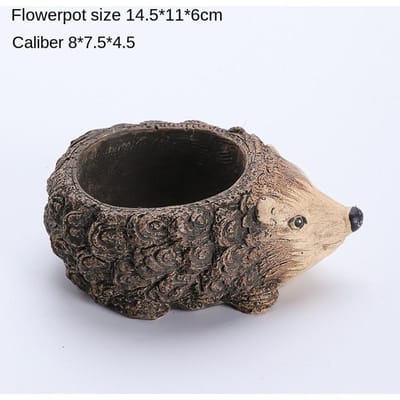 Dessin animé mignon tortue animal charnu pot de fleur cour jardin balcon salon chambre décoration petites plantes en pot black