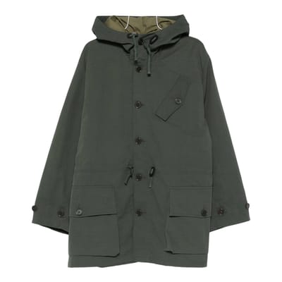 Boston parka Universal Works gerecycled nylon ripstop - khaki
