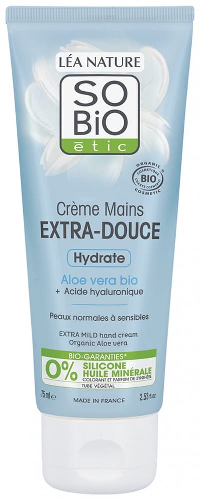 SO’BiO étic Handcreme aloe vera 75 Milliliter