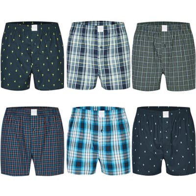 MG-1 Wijde Boxershorts Heren Multipack Assorti Mix D815 - Maat L - Losse boxershort heren