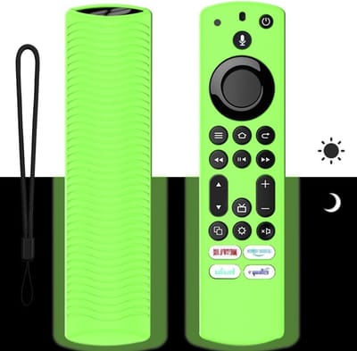 Afstandsbediening hoes - siliconen bescherming - licht in het donker - non-slip grip voor TV accessoires - ShopVlot
