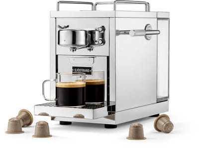 Sjöstrand The Original 2.0 - Espresso Capsule Machine - Steel - Zilver