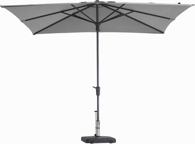 Parasol Vierkant Lichtgrijs 280 x 280 cm Madison | Vierkante parasol Madison Syros | 100% polyester doek