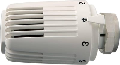Thermostaatkop - Radiatorknop - Verwarming Regelen - Vloeistofsensor - M28 x 15 - Wit