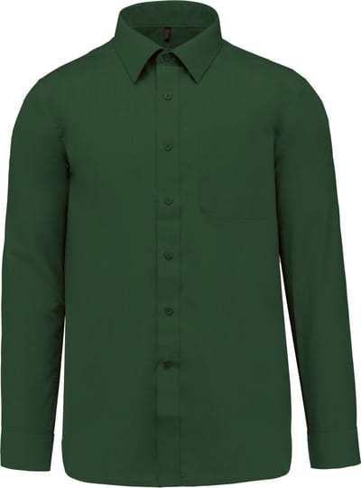 Herenoverhemd 'Jofrey' lange mouwen Kariban Forest Green maat XL