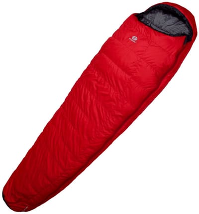 SirJoseph mummyslaapzak Trekking Rimo III 600 - links 170 cm - Rood