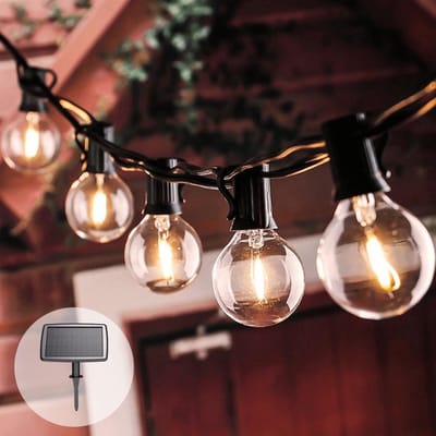 Lichtsnoer buiten 'Chain 25' - Solar tuinverlichting - Filament lampen - 7,6 meter lang - Buitenlampen op zonne-energie