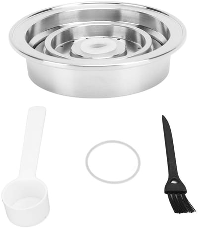 Dailygoods - Koffiepadadapter - Herbruikbaar en Handig - Geschikt voor Vertuo Koffiezetapparaat - Zilver - Converterhouder - Voor veelzijdige koff...