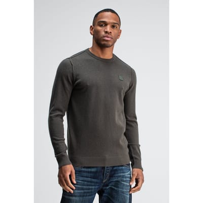 Butcher of Blue Clifton Crew Mocha Brown Size: XL | Sweaters Outlet | Heren | Bruin