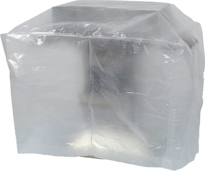 Sunnydays Afdekhoes/beschermhoes voor BBQ - transparant - 125 x 60 x 60 cm