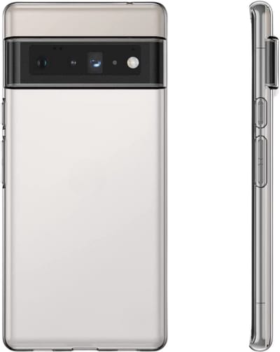 Shop4 Hoesje - Geschikt voor Google Pixel 6 Pro - Zachte Backcover - Transparant - Drop Proof Design