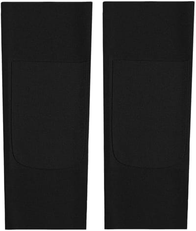 Kniebeschermers - Kniewarmers - Buitenactiviteiten - Verbeterde Warmte - 30 cm Lengte - Zwart