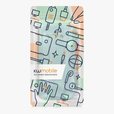 kwmobile back cover voor smartphone - geschikt voor Google Pixel 9a - 1x beschermhoesje van kunststof - In mintgroen