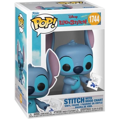 Lilo & Stitch Stitch with Mood Chart vinylfiguur 1744 Unisex Funko Pop! - Neutraal - Standard