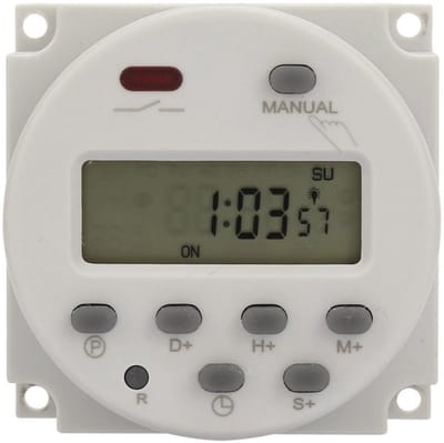Allecto - Programmeerbare Wekelijkse Timer Schakelaar - Digitale Afteltimer - Energiebesparing - Compact formaat - Domotica - Automatisering - Gesc...