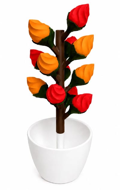 Bloemenboom 14 Dagen – Magnetische Pillendoos – Medicijnenboom met 14 Bloemknoppen – Pillen Organizer 2 Weken