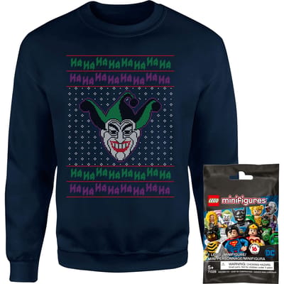 DC Sweatshirt & Lego Minifigure Bundle - Heren - M