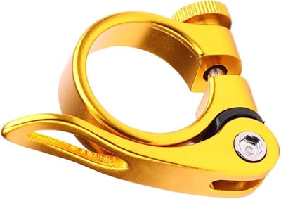 Zadelpenklem - Zadelklem Fiets - Comfortabel Fietsen - Snelle Verstelling - 30.2-31.9 mm - Goud
