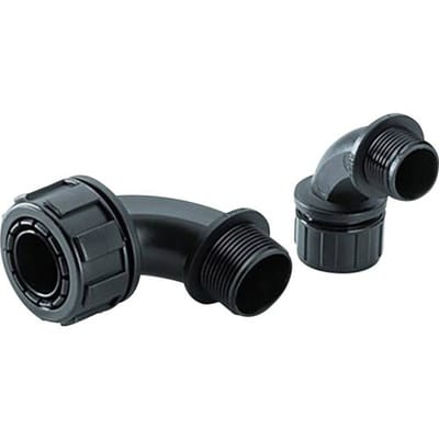 LAPP 55502369 SILVYN® MPC 90° M 40x1,5 GY Slangbevestiging Grijs M40 90° 2 stuk(s)
