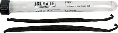 BrandNewCake® Vanillestokjes Tahitensis ca. 6gr - 2 Stuks - Vanille Stokjes - Smaakmakers