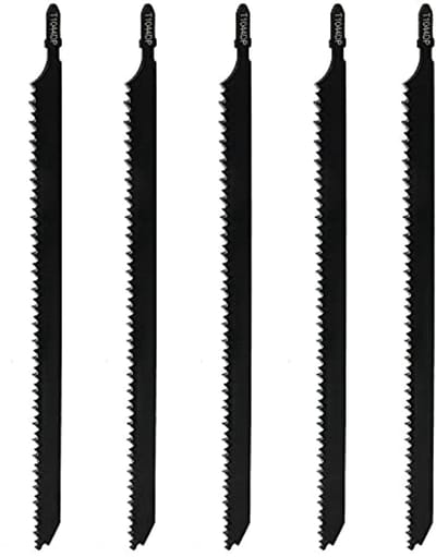 5 Stuks Decoupeerzaagbladen T1044D 250mm voor Hout en OSB – Snelle en Schone Sneden