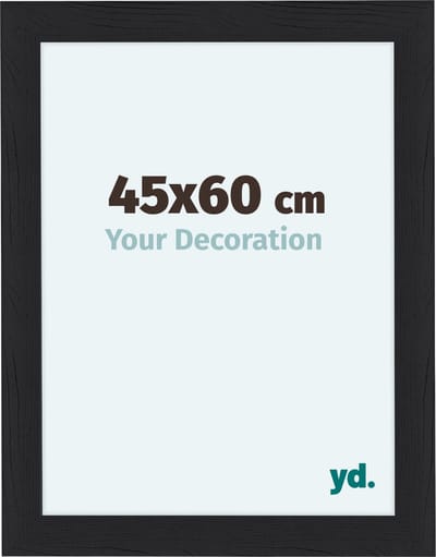 Your Decoration - Fotolijst 45x60 cm - MDF - Zwart Houtnerf - Como