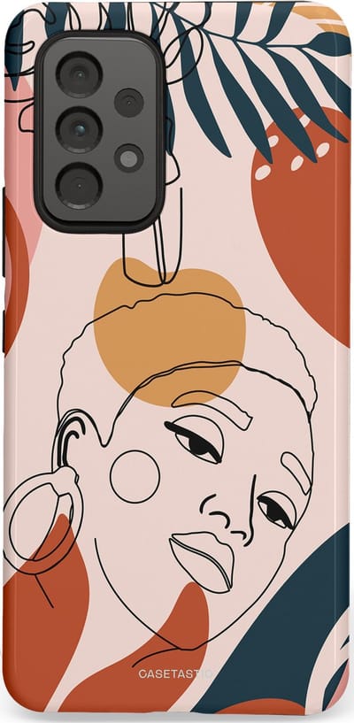 Casetastic Hoesje Geschikt voor Samsung A53 - Stijlvolle Beschermende Duo-layer Case - Ochtend blush