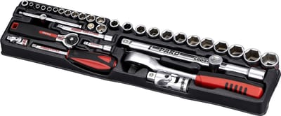 1/4'' & 1/2'' Dopsleutelset, 37-delig