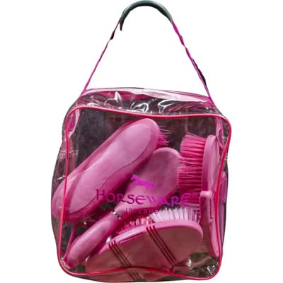 Horseware Newmarket Grooming Borstelset Fuchsia