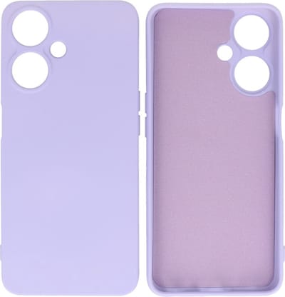 Hoesje Geschikt voor de Oppo A59 5G - Fashion Backcover Hoesje - Colorful Telefoonhoesje - Paars