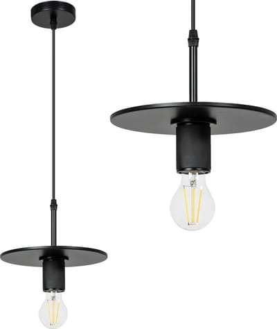 TooLight Zwarte hanglamp - modern design - krasbestendig - eenvoudig te monteren - 210x210x200 mm