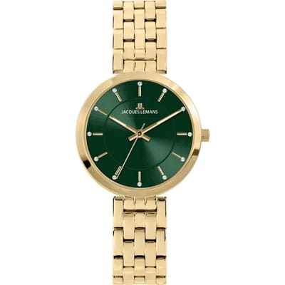 Jacques Lemans - 1-2211G - Polshorloge - Dames - Kwarts - Milano