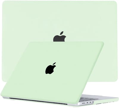 Lunso Geschikt voor MacBook Pro 13 inch M1/M2 (2020-2022) cover hoes - case - Candy Honeydew Green