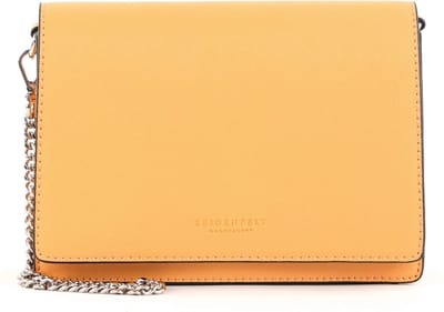 SEIDENFELT MANUFAKTUR Schoudertas Avondtas Lian Crossbody Sunny Yellow Mosterdgeel
