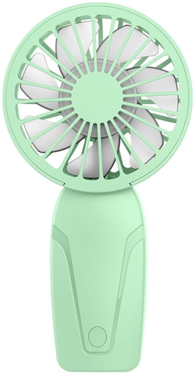 Mini Handventilator K-6 - Draagbare + Usb-Oplaadbare Fan - Lichtgewicht, Klein maar Krachtige Handheld - Voor de Ultieme Verkoeling en de Perfecte Reiseditie - Kleur: Groen