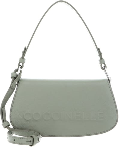 COCCINELLE Leren handtas schoudertas Myrtha Maxi Log Mini Crossbody Bag Greenery groene