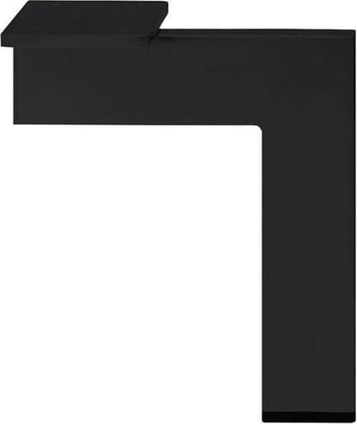 FLE - Stalen meubelpoot zwart design 14 bij 1,5 cm en hoogte 21 cm
