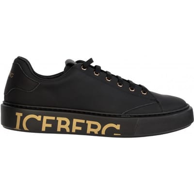 Iceberg merk Italiaanse sneakers nieuw goud - Maat: 43 black