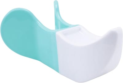 Heup Trainer - Bekkenbodemspier Dijsporter - Thuis Fitness - Verstelbare Elasticiteit - 25 x 16 x 11 cm - Blauw Wit