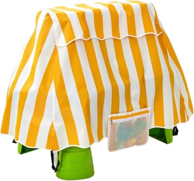 Water tafel afdekking - Buiten speelgoed hoes - Kinderspel beschermen - Stormbestendig design - 94 x 56 cm - Oranje