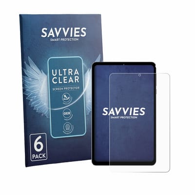 Savvies - Screenprotector voor Headwolf FPad 6 - Folie Beschermfolie transparant 6 Stuks