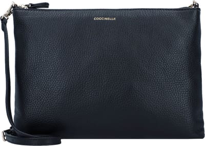 COCCINELLE Leren Schoudertas Best Crossbody Bag Noir Zwart