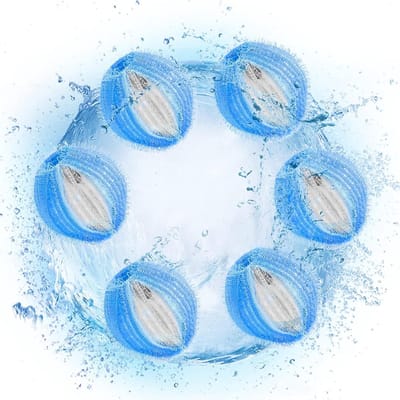 YUHOME 6 STKS Haar Catcher Ballen Anti-Winding Wasserij Lint Remover Wasballen Herbruikbare Pluisverwijderaar Ballen Voor Wasmachine