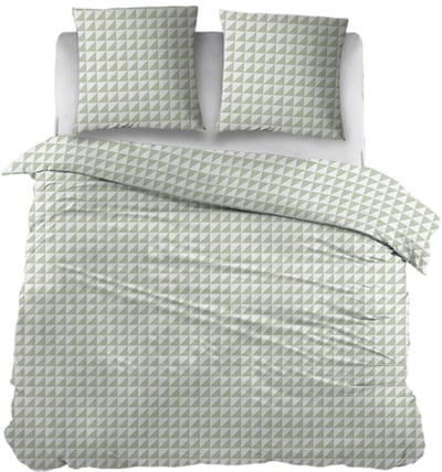 Snoozing Irina Dekbedovertrek - Tweepersoons - 200x200/220 cm - Green