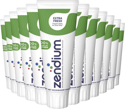Zendium Tandpasta - Extra Fresh - 12 x 75 ml