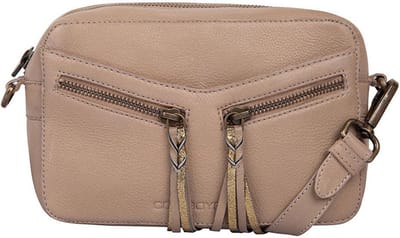 Cowboysbag Kleine Crossbodytas / Schoudertas Dames - Leer - Miami - Bruin